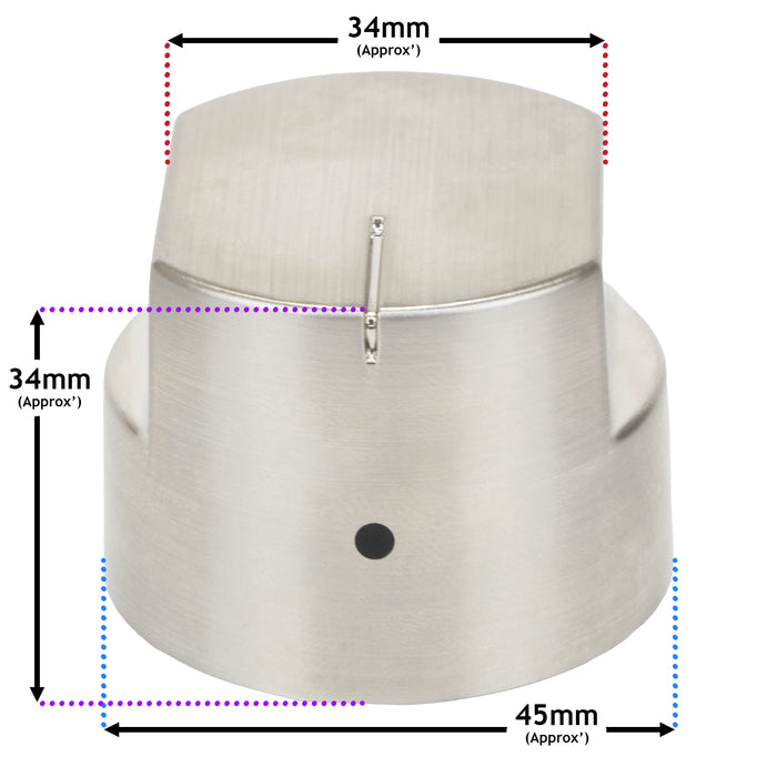 Gas Hob Flame Control Knob Switch For Stoves Richmond Sterling Gourmet Precision 1000DF 1100DF 1100E Oven