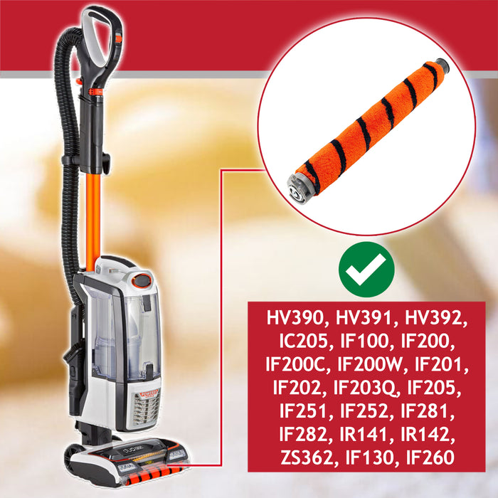 Brush Bar for SHARK Vacuum Brushroll Soft Roller Brush IONFlex DuoClean IF IR HV (Pack of 2)