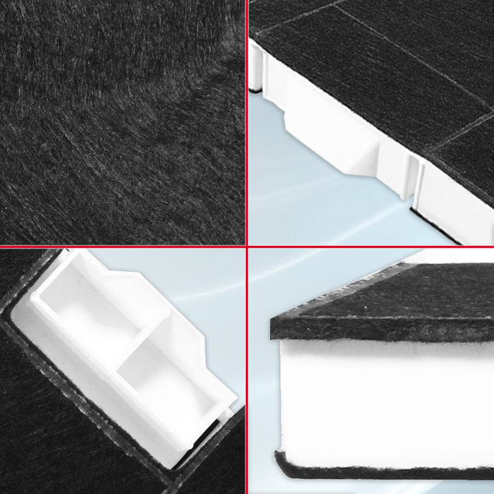 Carbon Filter for Bosch Cooker Hood Vent DHI645 DHI655 DHI665 00434229 (395mm x 196mm x 30mm)