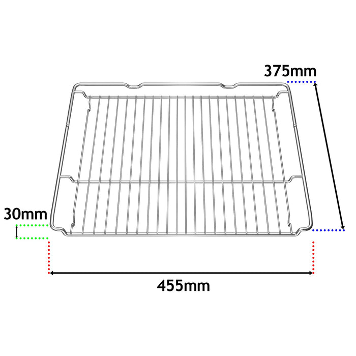 Oven Shelf Wire Rack for Neff B1 B2 B3 B4 C1 C2 E1 U1 577170 Series Cooker (455 x 375 x 30mm)