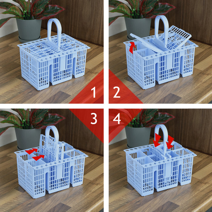 Dishwasher Cutlery Basket UNIVERSAL for HOTPOINT INDESIT WHIRLPOOL BEKO ZANUSSI  C00257140 C00289641 C00301361