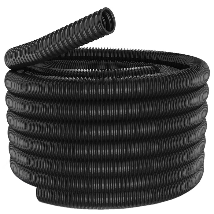 25mm Cable Conduit Flexible Tube Tidy Sleeving Organiser 2.5cm Black 10m