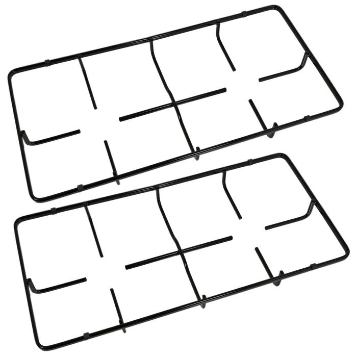 Hob Pan Support for Beko Belling Lamona Gas Cooker Burner Grate Stand 475mm x 230mm x 2