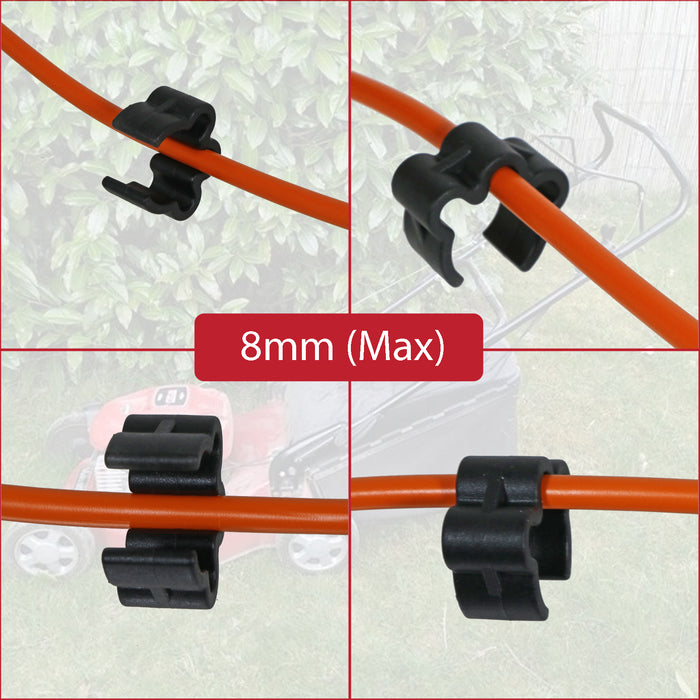 Lawnmower Cable Clamp Clip Wire Frame Holder Mount Replacement Universal