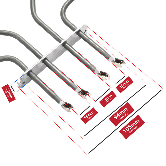 Grill Element for Bosch Oven 2800w Top Upper Dual Heating 00443501 2036983