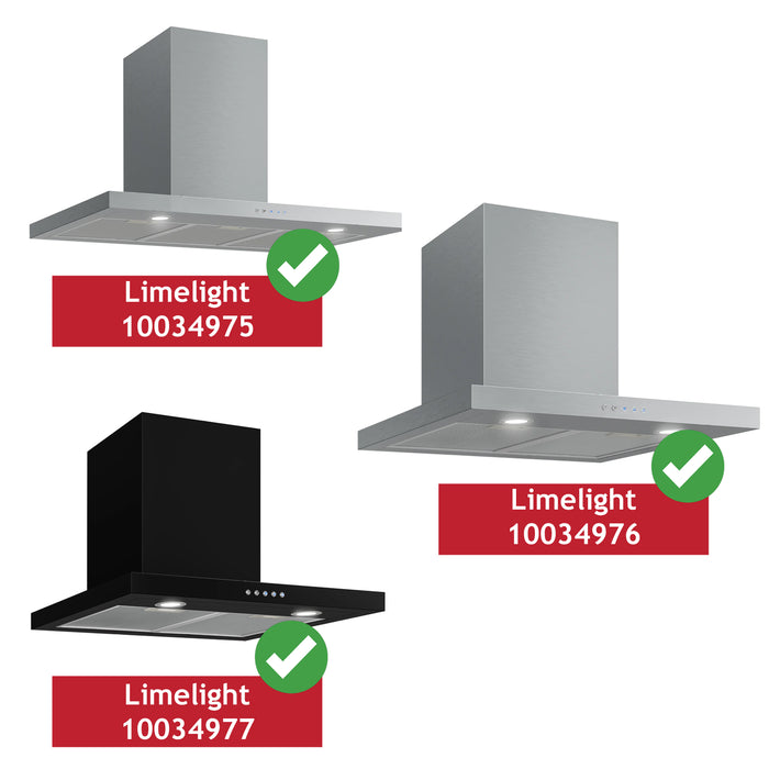 Cooker Hood Filter for Klarstein Limelight 10034975 10034976 10034977 10035386 x 2 Filters