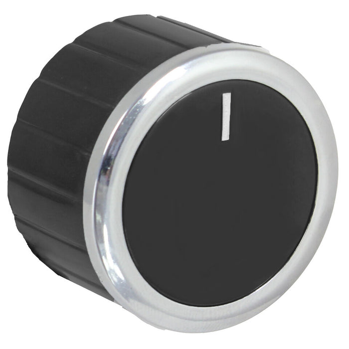 UNIVERSAL Oven Switch Knobs + Adaptors Set for Cooker Grill Hob Black x 4 Pack