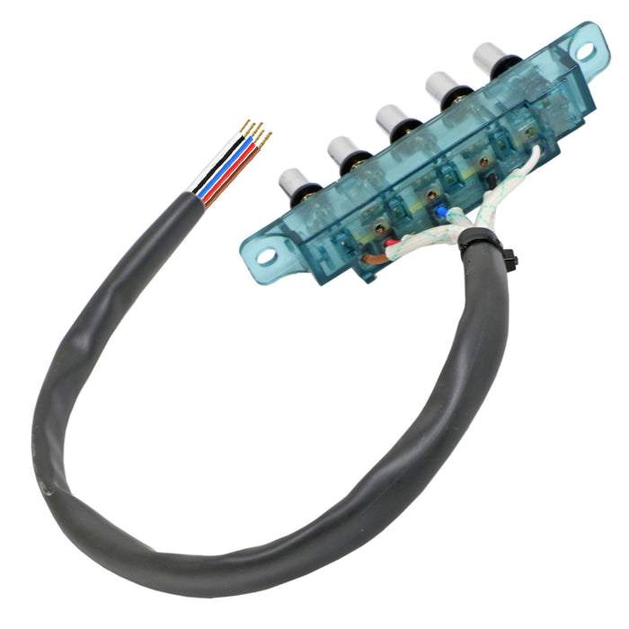 Cooker Hood Switch Push Button Control Selector Extractor Fan Universal + Connector Cable