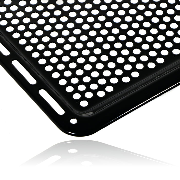 UNIVERSAL Oven Baking Tray Crisper Holes 46cm Non Stick Pizza Air Fryer Large