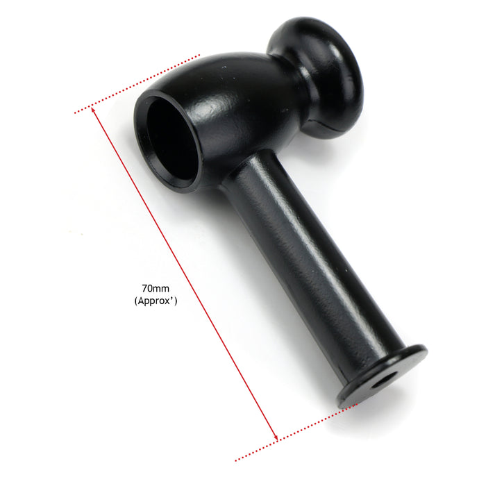 Door Handle / Towel Rail for Belling Oven Cooker 'Cut to Size' (Black)