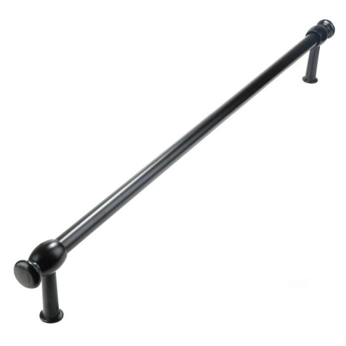 Oven Cooker Door Handle / Towel Rail Universal 'Cut to Size' (Black)