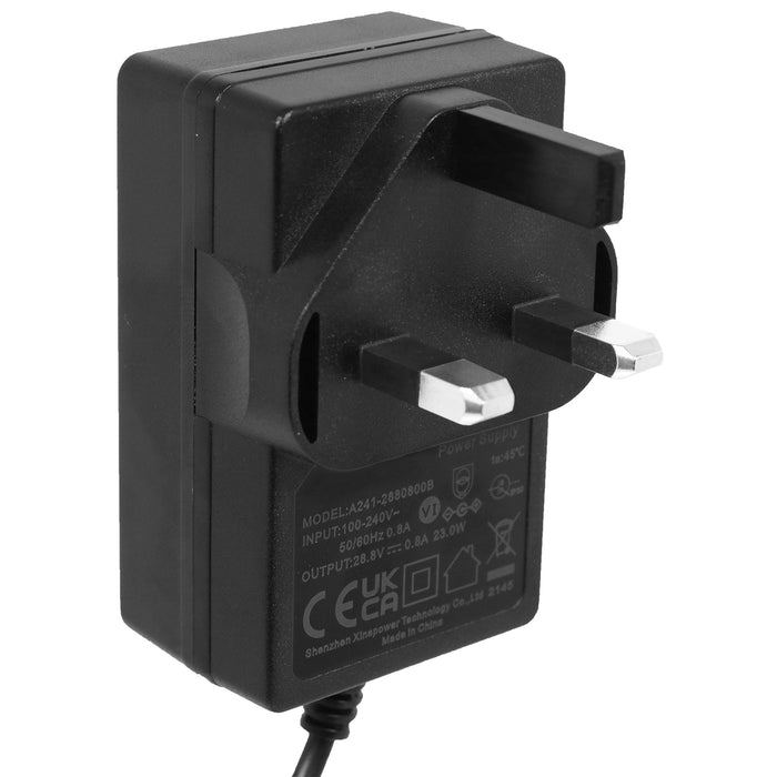 Battery Charger for Shark IR100 X30 IR141 X40 IR200 ION DuoClean Vacuum Cleaner (28.8V)