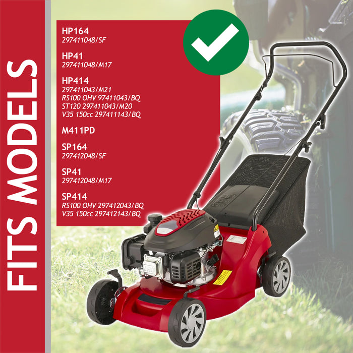 Metal Blade for Mountfield HP41 HP164 SP41 SP164 HP414 SP414 M411PD Lawnmower (39cm)