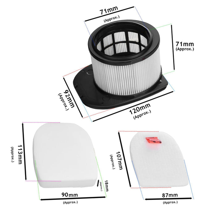 Filter for Shark Stratos IZ400 IZ420 IZ400UK IZ420UK Filters Kit Anti Hair Wrap + Brushroll