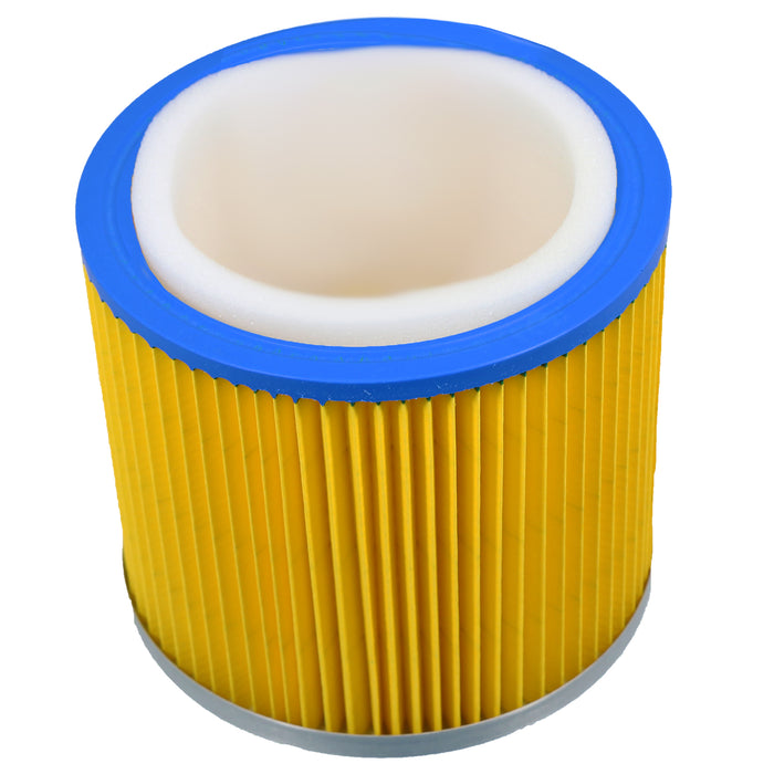 Vacuum Cleaner Cartridge Filter + Sponge Foam Sleeve compatible with Einhell TE-VC 1930 S BT-VC 1250 1500 BVC 1815 S
