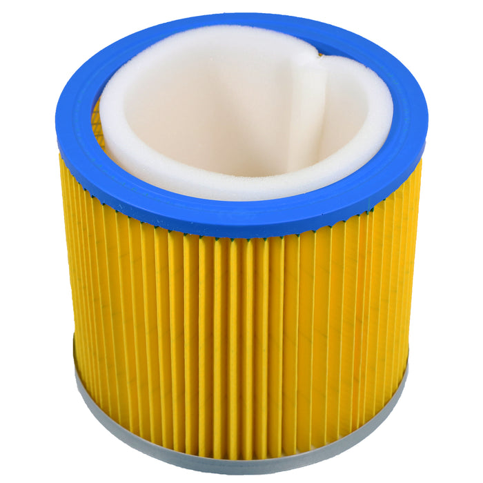 Vacuum Cleaner Cartridge Filter + Sponge Foam Sleeve compatible with Earlex WD1000 WD1100 S1256