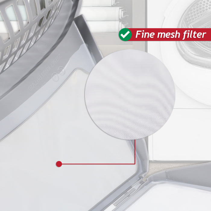 Logik LIHP7W24 Tumble Dryer Filter Lint Fluff Mesh Screen Cage (2975680300)