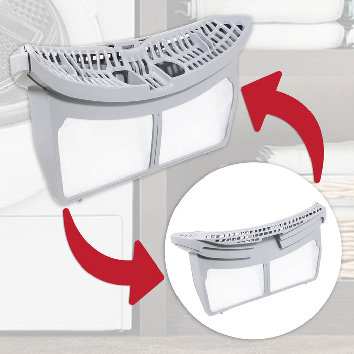 Grundig Tumble Dryer Filter Lint Fluff Mesh Screen Cage (2975680300)