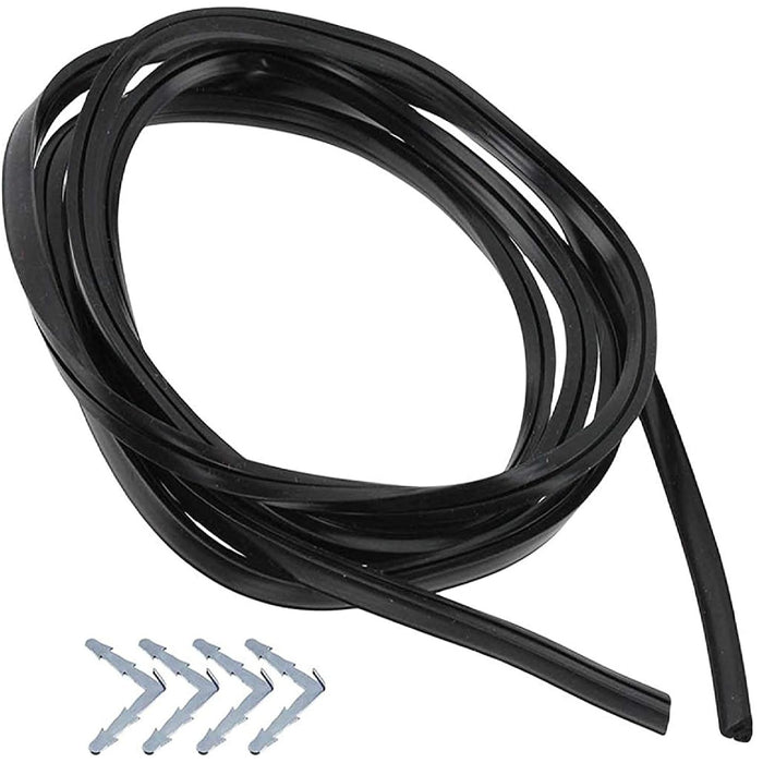 Oven Door Seal UNIVERSAL Right Angle Corner Clips Rubber Cooker Gasket 2.4m