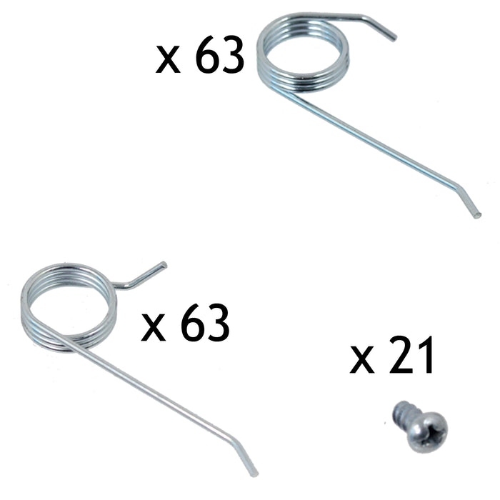 Tines for Flymo Lawnrake Compact 340 3400 FLY058 504807001 Electric Scarifier Rake 126 Pack