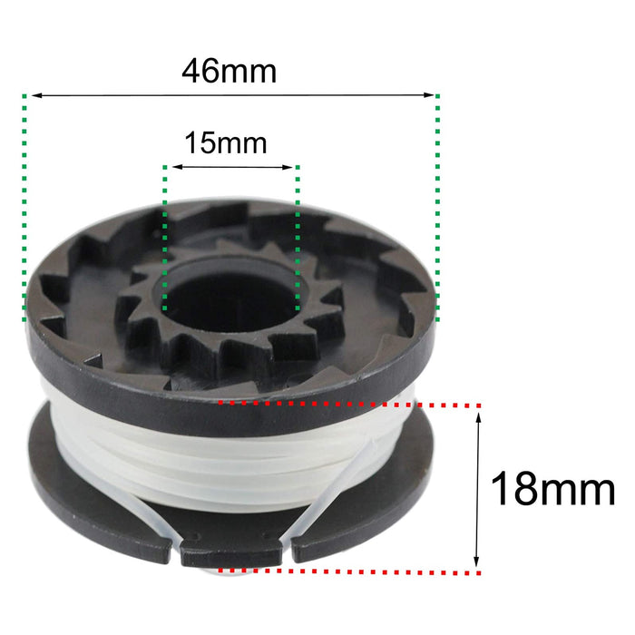 Cover + Spool & Lines for Yard Force LT C25 LT G30 N0F-GT-250/18-D Grass Trimmer