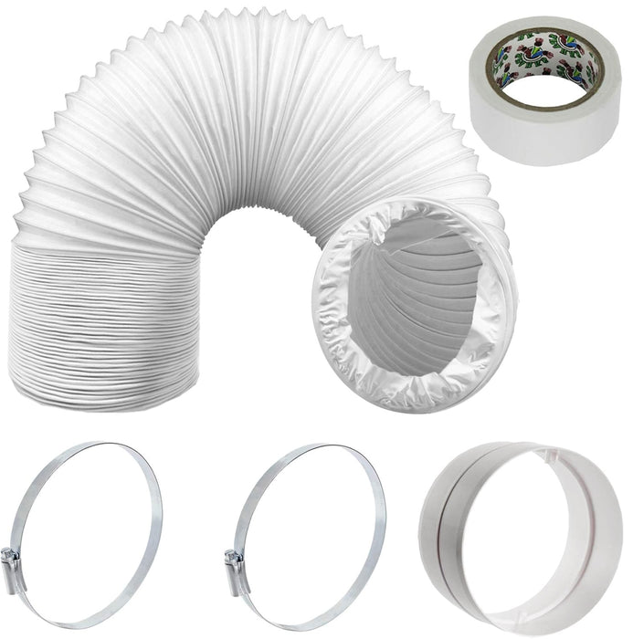 UNIVERSAL Cooker Hood Hose Pipe Vent Extension Kit (3m x 5")