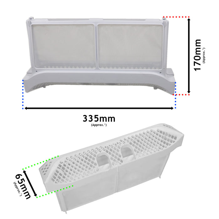 Russell Hobbs Fluff Filter RH8CTD111B RH8CTD111W RH8CTD701 Tumble Dryer Lint