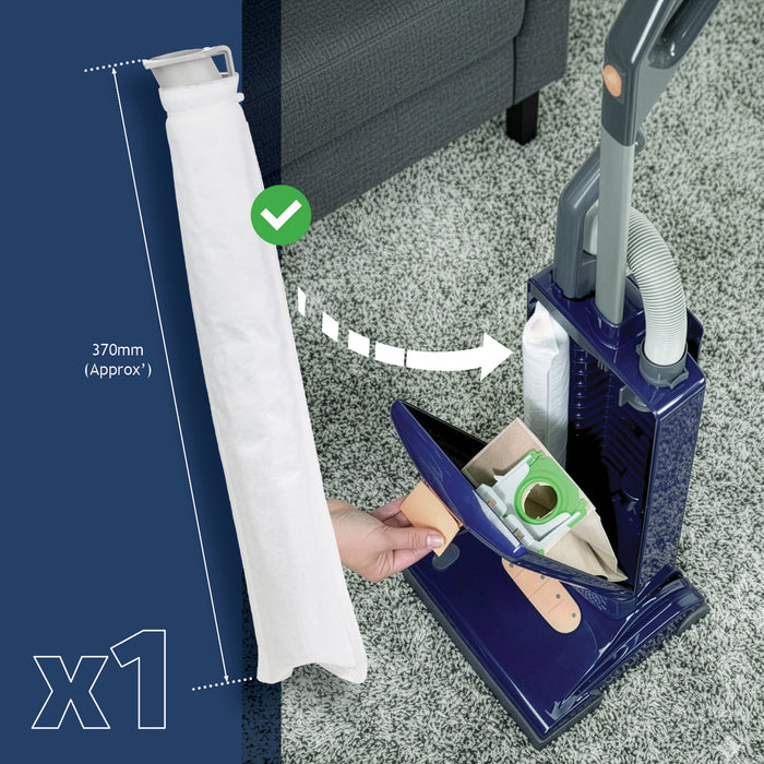 Dust Bags Filter Service Kit for Sebo X1 X2 X3 X4 X5 Extra & C1 C2 C3 Series Vacuum Cleaner (10 Bags, 2 Filters) + 10 Fresheners