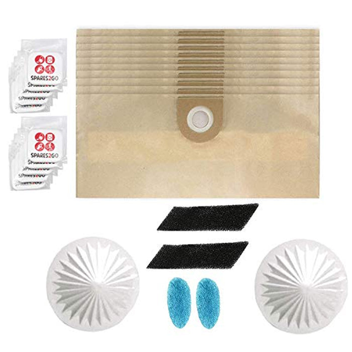 Vacuum Cleaner Bags compatible with VAX Rapide 5110 5120 5130 5140 VCC-08 VCC-02 2000 (Pack of 10 + Filter Kit + Fresheners)