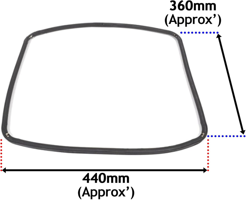 Main Door Seal Gasket Compatible With Smeg Oven Fits John Lewis (60cm, 4 Sided)