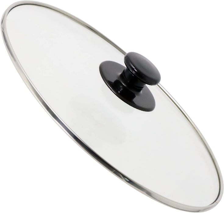 Universal Complete Oval Glass Lid & Knob Handle for 3.5L 5.5L Slow Cooker