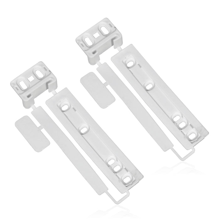 Door Plastic Mounting Bracket Fixing Slide Kit for Electrolux Integrated Fridge & Freezer (Pack of 2)