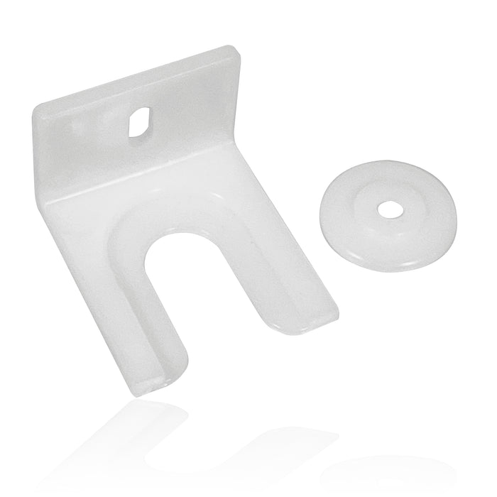 Integrated Fridge/Freezer Door Clip Fixing Bracket compatible with Neff Built-in x 2
