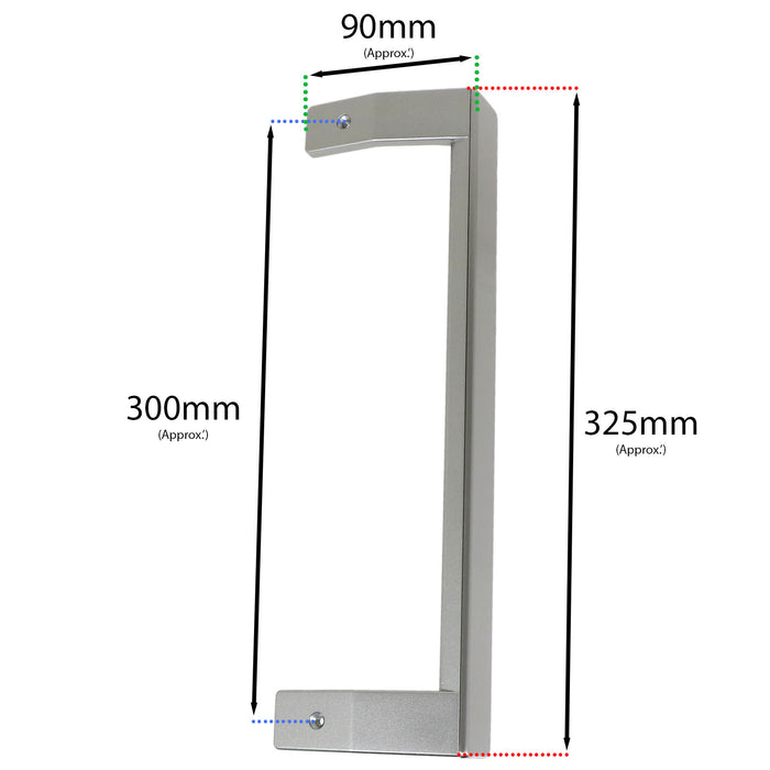 Beko Fridge & Freezer Silver Grey Door Handle CFP1691DS FFP1671S FFP4671PS LSP4671