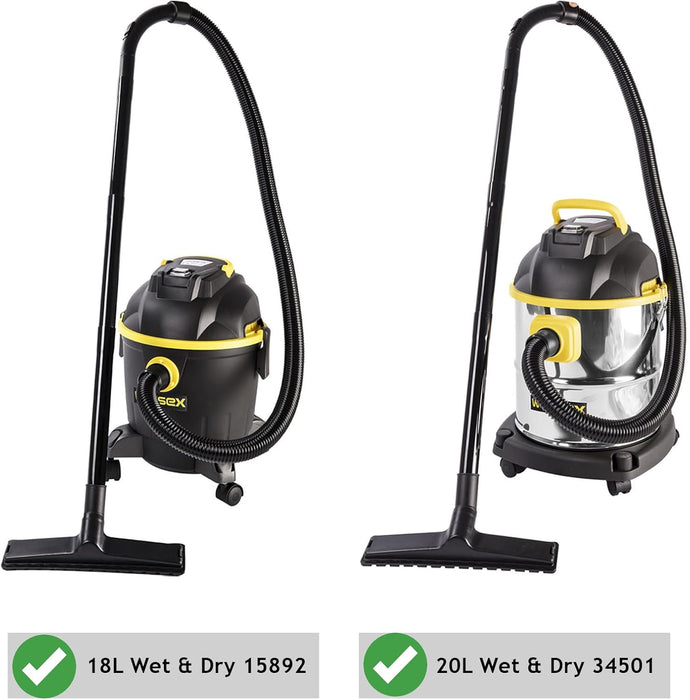 Paper Dust Bags for Wessex 18L 20L 15892 34501 Wet & Dry Vacuum Cleaner (Pack of 10)
