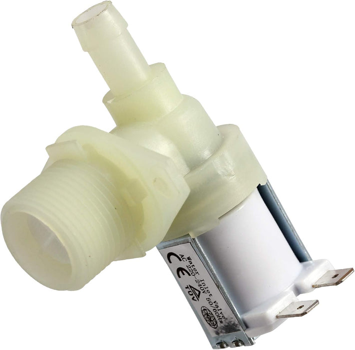 Single Water Inlet Solenoid Valve for Lamona LAM8300 LAM8600 Series Dishwashers (90 Degrees, One Way)