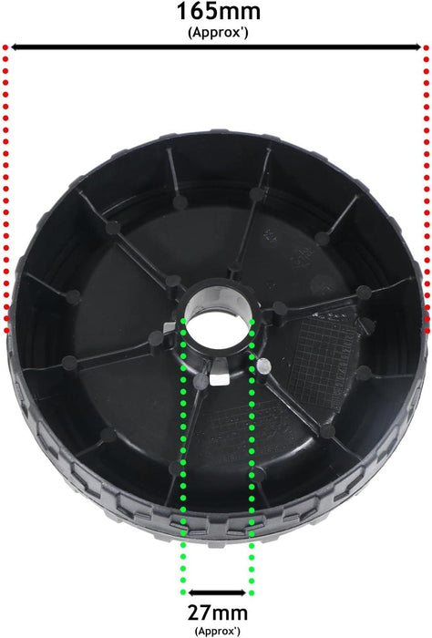 Front Wheel for Mountfield Lawnmower (Pack of 2 Wheels) 322686091/1
