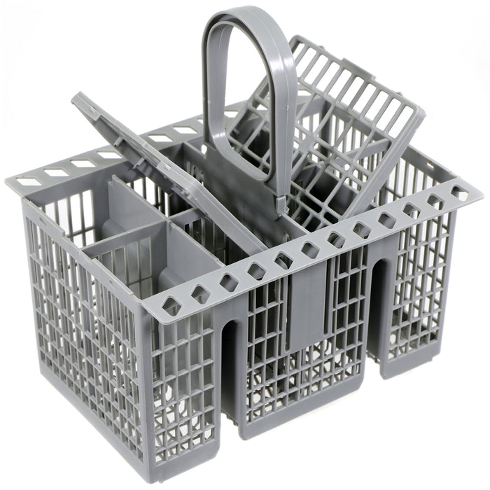 Dishwasher Cutlery Basket Cage for Hotpoint with Removable Handle & Folding Doors