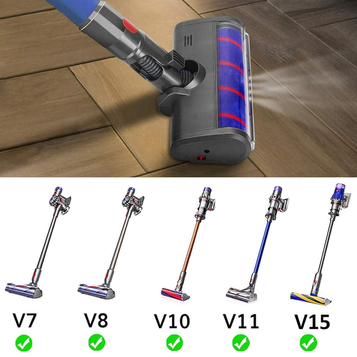 Soft Roller Head for DYSON V7 V8 V10 V11 V15 Vacuum Cleaner Floor Brush Tool Motorhead