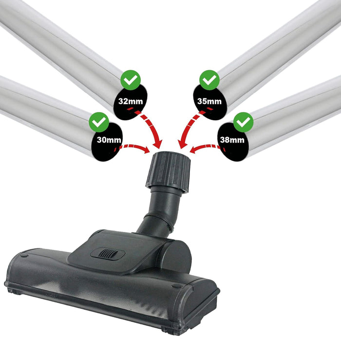 Turbo Brush Tool Head compatible with AMAZON BASICS Vacuum Floor Rollerbrush 35mm