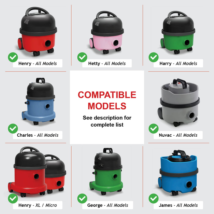 Red Airo Turbine Turbo Carpet Brush Tool for Numatic Henry Hetty Vacuum Cleaner 601226