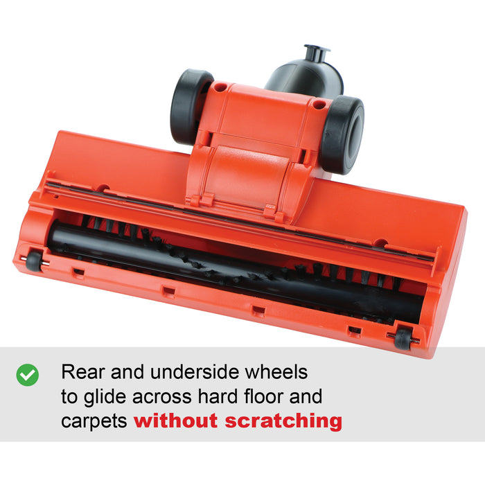 Red Airo Turbine Turbo Carpet Brush Tool for Numatic Henry Hetty Vacuum Cleaner 601226