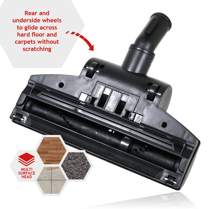 Turbo Beater Bar Brush Head Tool Compatible with Goblin Vacuum Cleaners (32mm)
