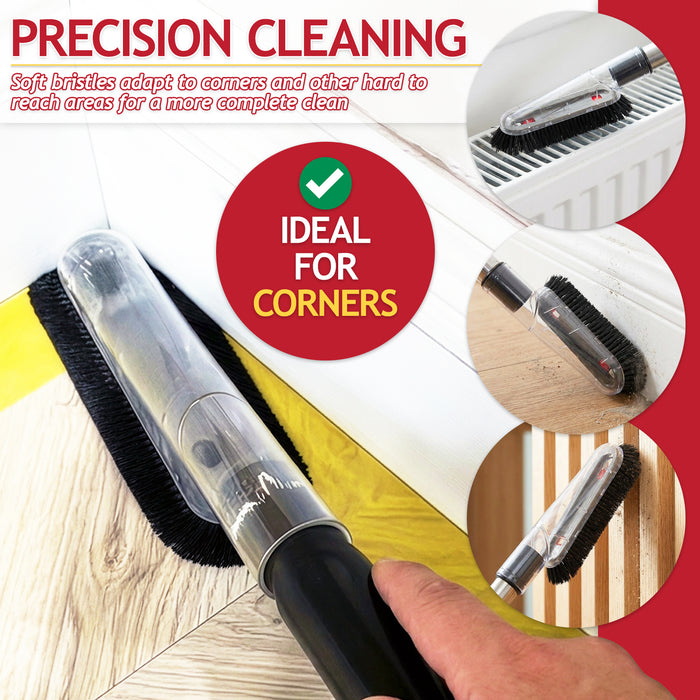 Dusting Brush Head Soft Bristle Delicate Surface Tool Attachment for Vax Vacuum Cleaners (32mm)