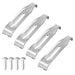  Fixing Bracket Installation Kit for Smeg Hob 698290402 (Stainless Steel)