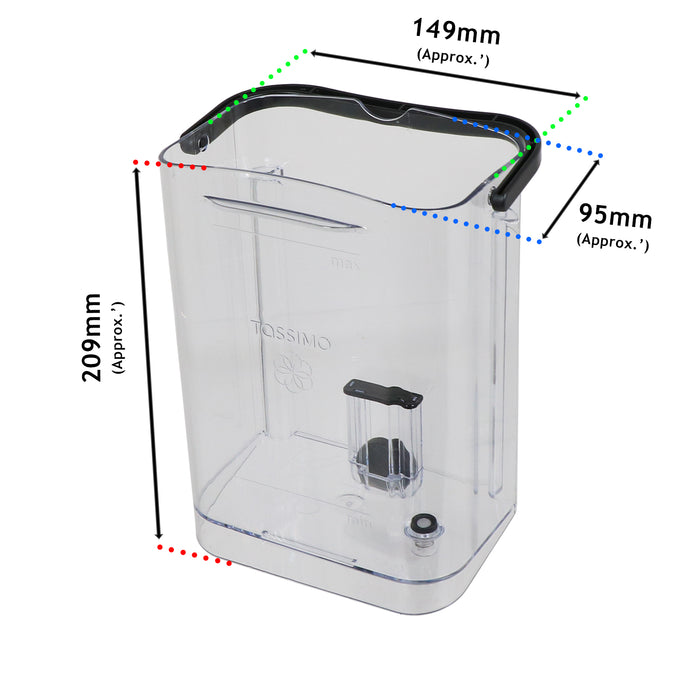 Bosch Tassimo Fidelia+ T65 T85 Genuine Hot Drinks Coffee Machine Water Filter Tank 701947