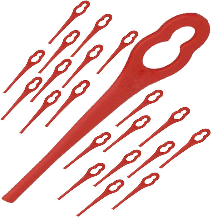 Red Plastic Blades for Garden Gear G0705 D9531 Strimmer Trimmer x 20