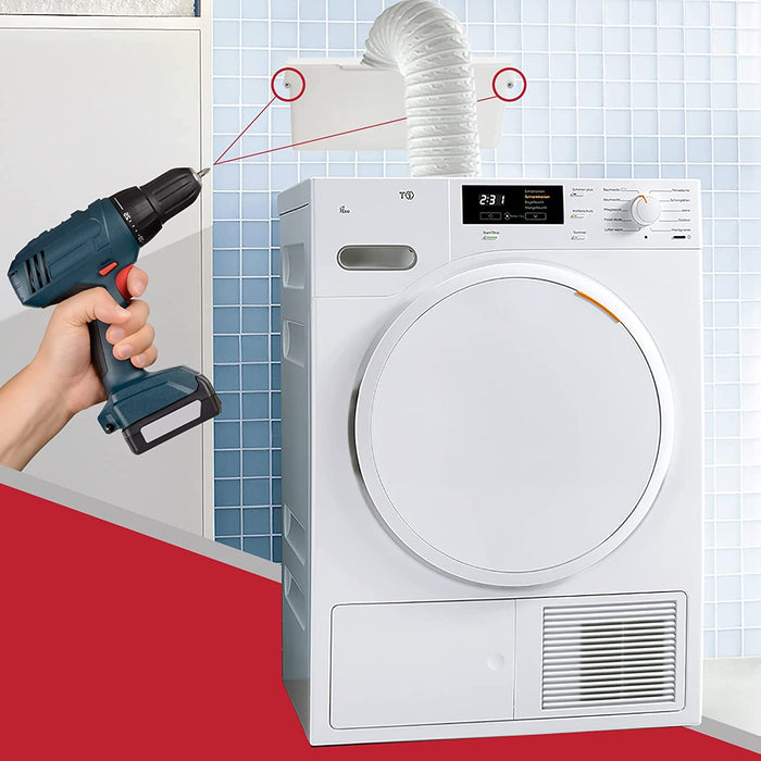 Tumble Dryer Vent Kit Universal 1.5m Venting Duct Hose + Adaptors Condenser Set