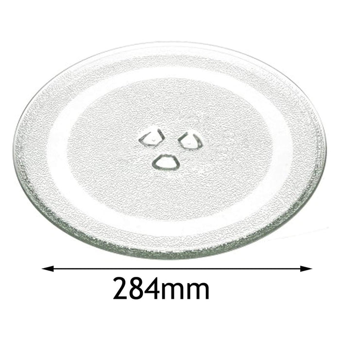 284mm Turntable Glass Plate Dish Plate for Microwave Oven Universal