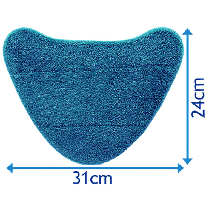 Microfibre Cleaning Pads for Vax S2 S2S S2C S2S-1 S2ST Series Steam Cleaner Mops (Pack of 2)